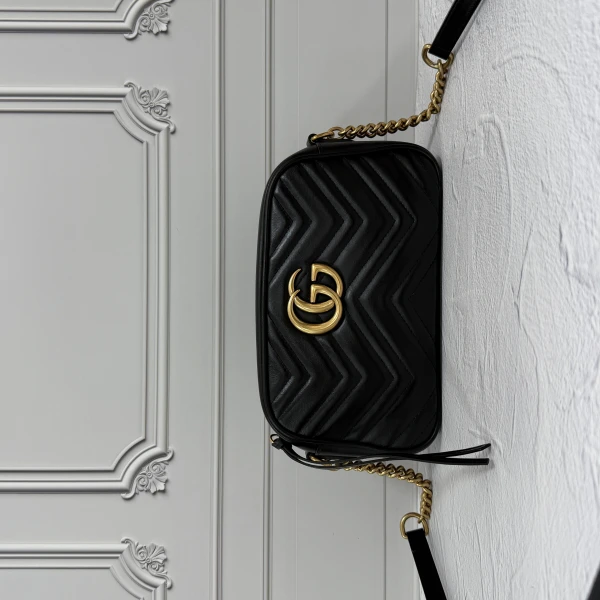 구찌 마몽 크로스백 블랙염색 - 명품수선신사